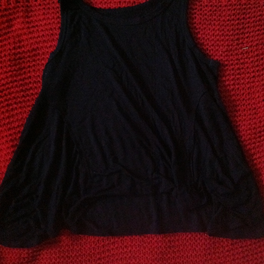 TARGET BLACK TANT TOP CAT AND JACK GIRLS SMALL